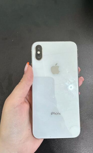 ayfon 6es: IPhone X, 256 ГБ, Белый, Отпечаток пальца