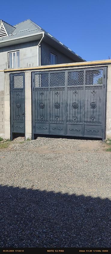 Распашные ворота: ВОРОТА ВОРОТА ВОРОТА Кованые ворота и калитки, комплект для частного — 14