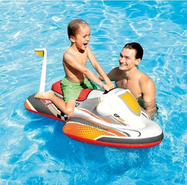 заказать бассейн: Надувной скутер фирмы Intex + насос в подарок