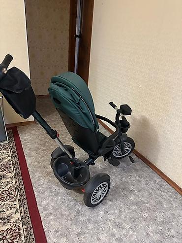 трицикл желмаян: Детский трёхколёсный велосипед-коляска Stilumax (зеленый) - — 4