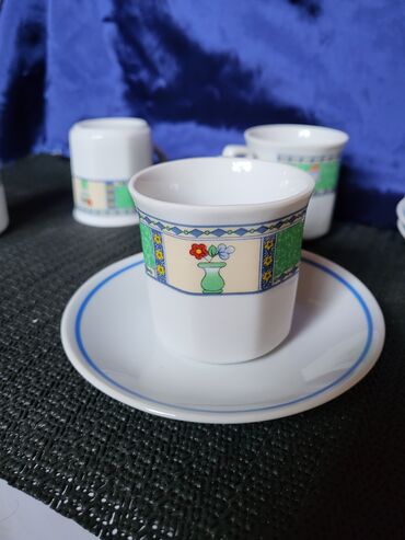 Kuhinjski setovi: Soljice nove za kafu Zajecar porcelan iz 70ih. Soljice perfektne,na — 7