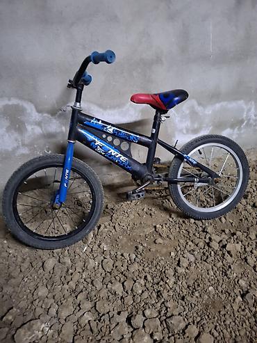 isma challenger: Uşaq velosipedi – BMX üslubunda - Rəng: qara-göy detallarla - — 2