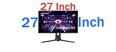qrafiki planşet: Monitor "Samsung Odyssey G3 (27 Inch)" - Dünən alinib, açilib
