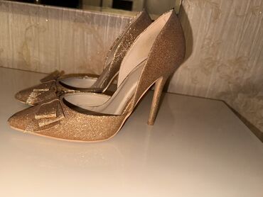 Tuflilər: Tuflilər, Asos, Ölçü: 37, rəng - Qızılı, İşlənmiş