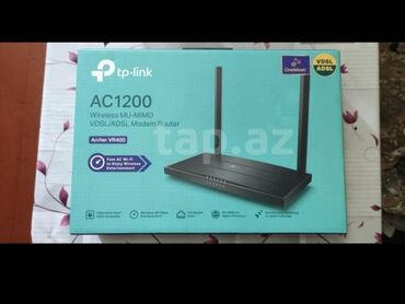 iphone x irsad: TP-Link Modem AC1200 Wireless VDSL/ADSL ARCHER VR400 ( Məhsul irşad