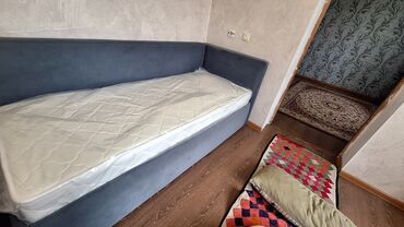 ортопедические кровати: Односпальная кровать, Б/у, С матрасом, Дерево, длина - 200 см