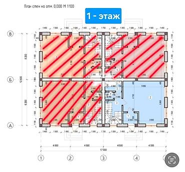 Продажа домов: 3 комнаты, 97 м², 5 соток, Аламедин-1 мкр Газ, Электричество, Канализация — 9