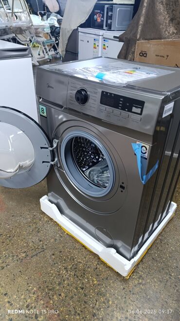 Стиральные машины: Стиральная машина Midea, Новый, Автомат, До 9 кг, Компактная — 14