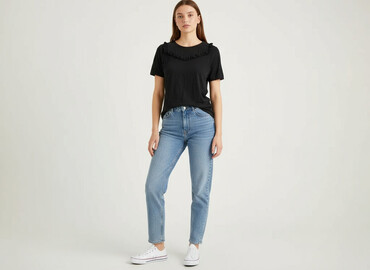 czarne t shirty zara: Reserved, T-shirt damski, rozmiar XS