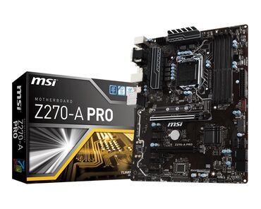 Ana platalar: Ana Platası MSI Z270 PRO, İşlənmiş