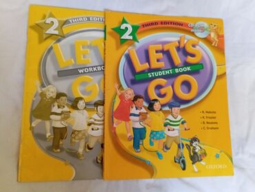 Книги, журналы, CD, DVD: Книга let's go цена за все 250сом в хорошем состоянии посольства