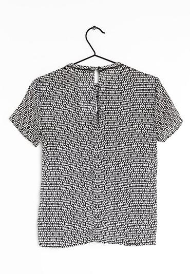 Köynək və bluzalar: Pepe Jeans qadın bluzası - Rəng/naxış: qara üzərində krem-ağ — 2