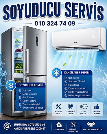 sharp soyuducu servis: Soyuducu və kondisioner servisi Xidmətlər: - Soyuducu təmiri — 1