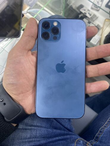 купить айфон х бу москва: IPhone 12 Pro, Колдонулган, 256 ГБ, 95 %