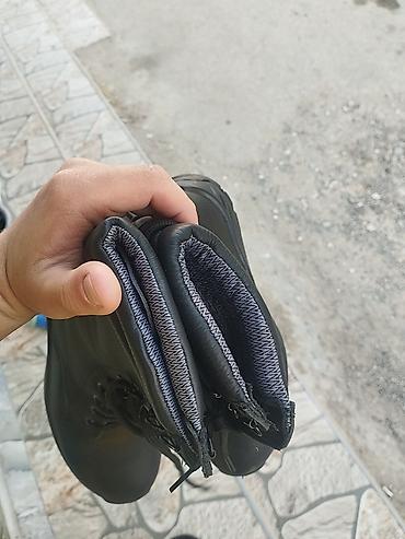 botinkalar cəkmələr: Məhsul: Qara rəngdə kişi hərbi/iş çəkmələr ölçülər Mövcuddur - Rəng — 1