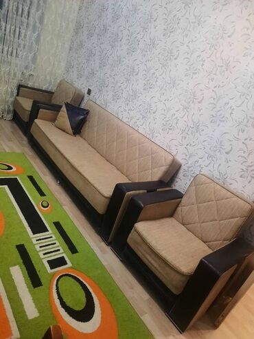 Divan və kreslo dəstləri: İşlənmiş, Divan, 2 kreslo, Bazalı, Açılan -da lalafo.az — 3 Divan və kreslo dəstləri: İşlənmiş, Divan, 2 kreslo, Bazalı, Açılan — 3