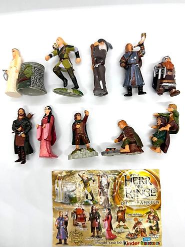 at figurları: Yüzüklerin efendisi - Kinder Surprise Məhsul: “The Lord of the Rings” — 2