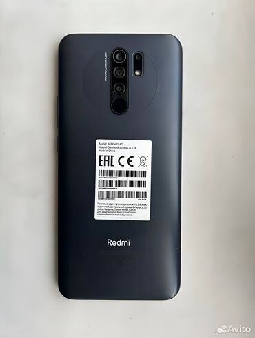Redmi: Redmi, Redmi 9, Б/у, 64 ГБ, цвет - Черный, 2 SIM