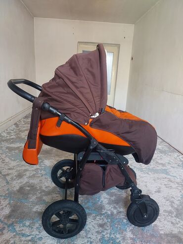 Коляски: Коляска, цвет - Желтый, Б/у — 8