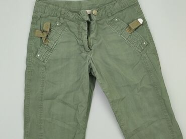 spodnie punkowe: Material trousers, 10 years, 134/140, condition - Good