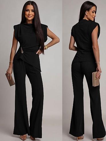 Kompleti: 🔥Elegantni ženski komplet – top i pantalone sa širokim nogavicama ✅S M — 8