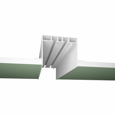 Аксессуары для осветительных приборов: Алюминевый профиль карниз для штор с подсветкой для ГКЛ и натяжных — 6