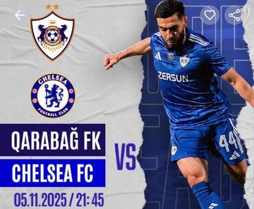 автомобиль на свадьбу: Qarabağ FK – Chelsea FC futbol oyununun bileti. İşim çıxdığı üçün
