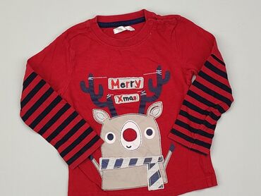 pepco bluzki świąteczne: Bluzka, Pepco, 1.5-2 lat, 86-92 cm, stan - Dobry