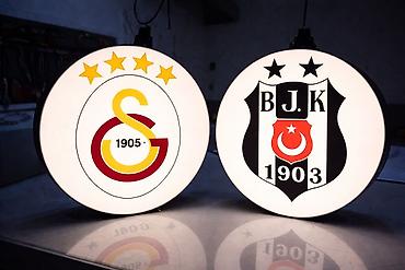 İşıqlandırma: Məhsul: Futbol klubları loqolu dairəvi LED işıq qutuları — 1