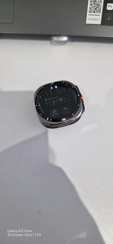 Smart saatlar: Samsung Galaxy Watch Ultra Titanum 2024 şəkildə görünən siniq ekranin — 2