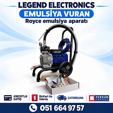 su slanq: Elan başlığı: Royce emulsiya aparatı / boya püskürdücü Royce emulsiya — 1