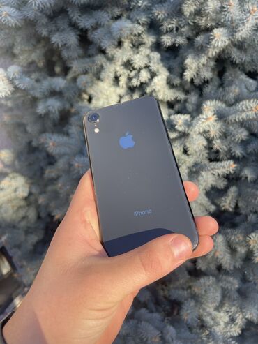 рассрочка iphone: IPhone Xr, Б/у, 128 ГБ, Black Titanium, 79 %