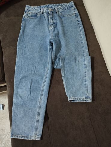 джинсы размер xs: Мом, AVIVA, Турция, Средняя талия, На маленький рост