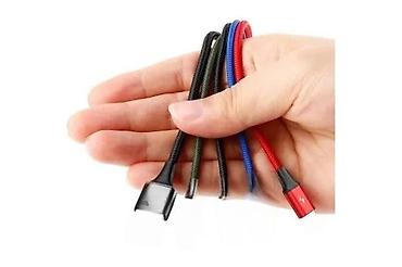 Kablovi za telefone: Baseus 3-u-1 USB kabl za punjenje i prenos podataka - Višenamenski — 4