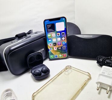 Apple iPhone: IPhone X, Б/у, 64 ГБ, Белый, Чехол, В рассрочку, 100 % — 7