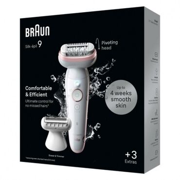 наушник p9: Эпилятор Braun, Электр эпилятор, Устара,Нымдуу эпиляция