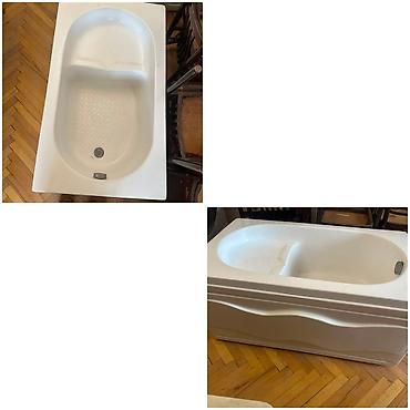 hamam kuncluyu: Akril vanna - Material: yüksək keyfiyyətli akril - Ölçü: təqribən — 1