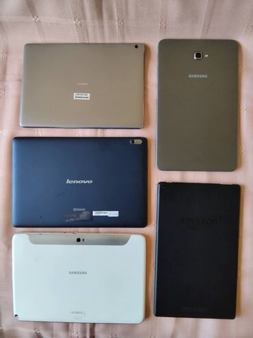Tableti: Lot tablet računara – 5 komada - Huawei tablet (srebrni, metalno — 1