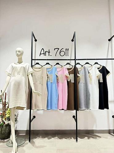 top model ranac: Ženska duks haljina siroka ležerna ravnog kroja,dužine iznad kolena — 1