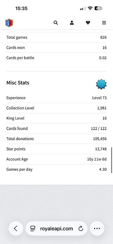 clash royale: Clash Royale hesabı – RoyaleAPI statistikaları ilə - Qüllə Skini — 6