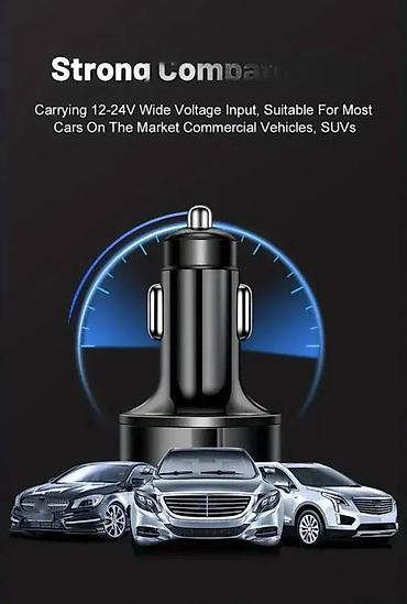 Ostala auto elektronika: Višenamenski brzi punjač za auto(4 USB+2 PD)NOVO. OPIS PROIZVODA — 8