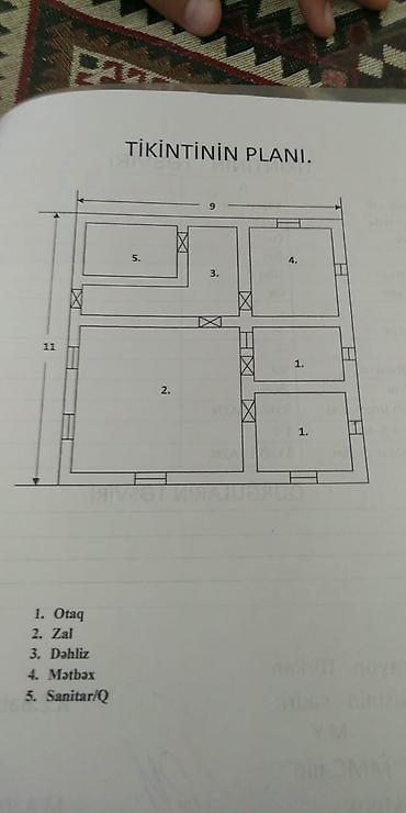 panel evler: Türkan qəs. 3 otaqlı, 120 kv. m, Kredit yoxdur, Orta təmir — 10
