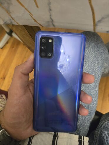 samsung s8 plus ekran qiymeti: Samsung Galaxy A31, rəng - Göy, İki sim kartlı
