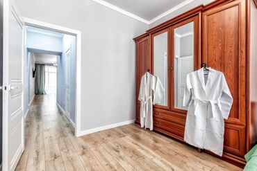 Посуточная аренда квартир: 1 комната, Душевая кабина, Постельное белье, Кондиционер — 17