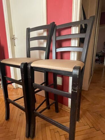 trpezariski stolovi i stolice: Barska, bоја - Braon, Upotrebljenо