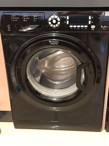 İşlənmiş, Hotpoint Ariston, 9 kq., Öndən, Avtomat, Ünvandan götürmə