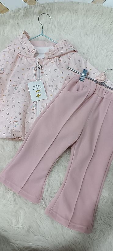 soft shell: Детский комплект для девочки, 3 предмета: - Куртка-ветровка с — 3