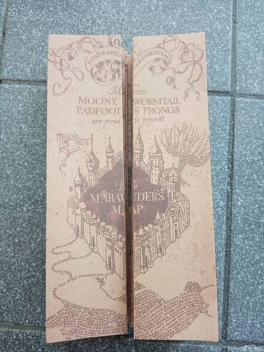 komplet bojica za crtanje: Hari Poter Mapa Marauders Map-Novo. Marauders map iz filma Harry