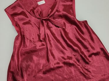 spódnice eko skóra bordowa: Blouse, L (EU 40), condition - Good