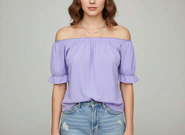 elegancka bluzka damska plus size: Жіноча блуза, розмір S